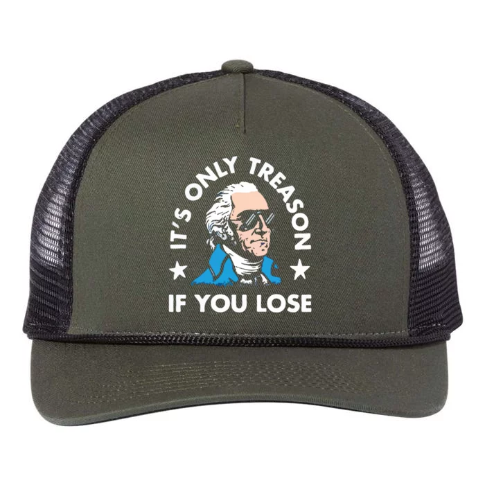 ItS Only Treason If You Lose Retro Rope Trucker Hat Cap