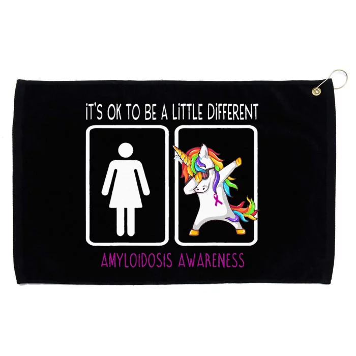 It's Ok To Be A Little Different Amyloidosis Awareness Grommeted Golf Towel