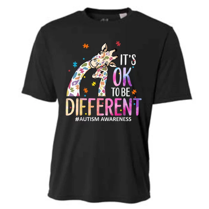 Its Ok To Be Different Autism Awareness Acceptance Be Kind Cooling Performance Crew T-Shirt