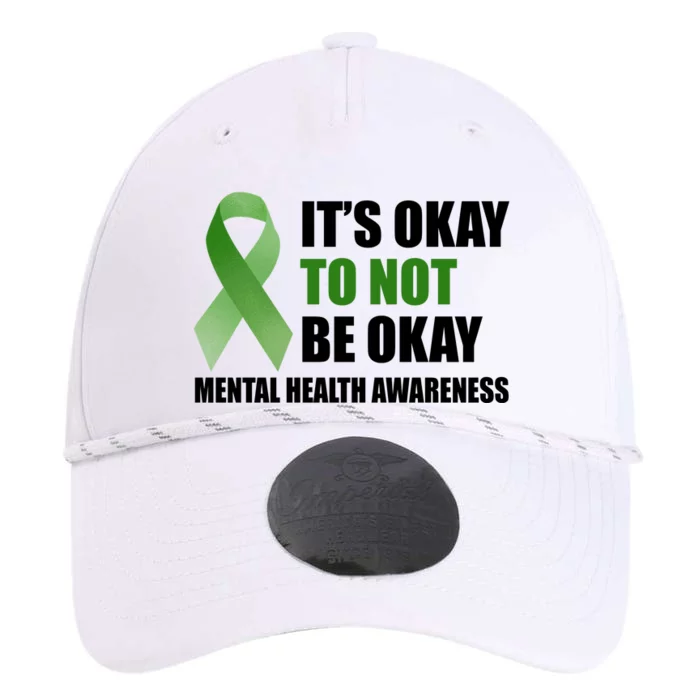 It's Okay To Not Be Okay Mental Health Awareness Ribbon Performance The Dyno Cap