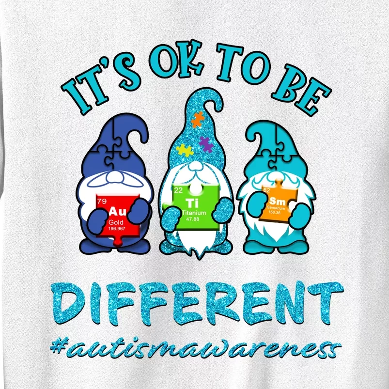 It's Ok To Be Different Autism Awareness Gnomes Sweatshirt