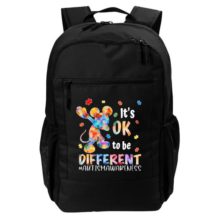 It's Ok To Be Different Autism Awareness Support Trending Gift Idea Daily Commute Backpack