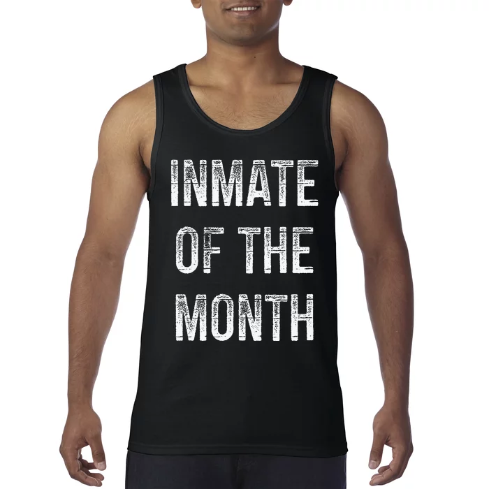 Inmate Of The Month Vintage Style Tank Top