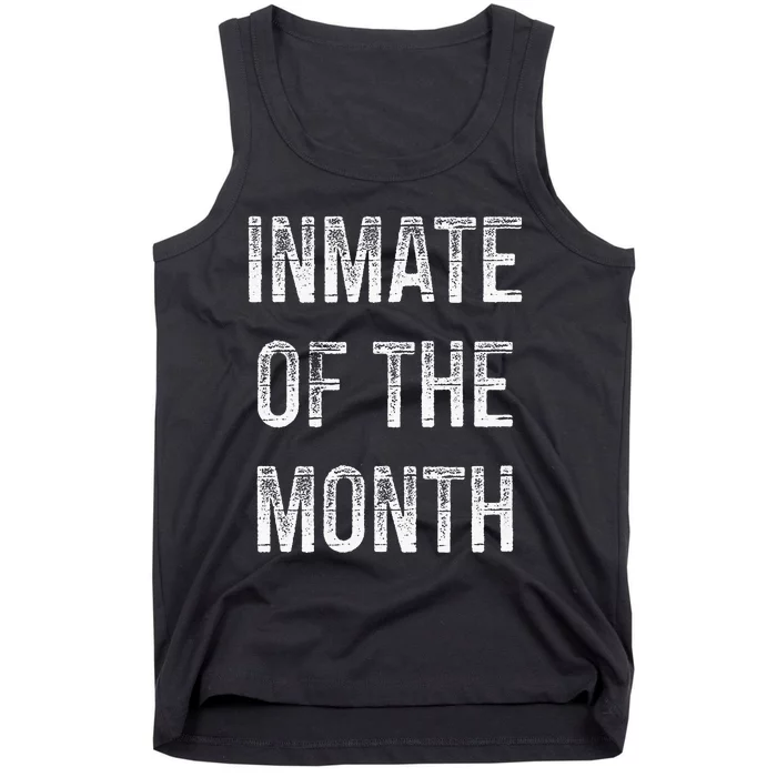 Inmate Of The Month Vintage Style Tank Top