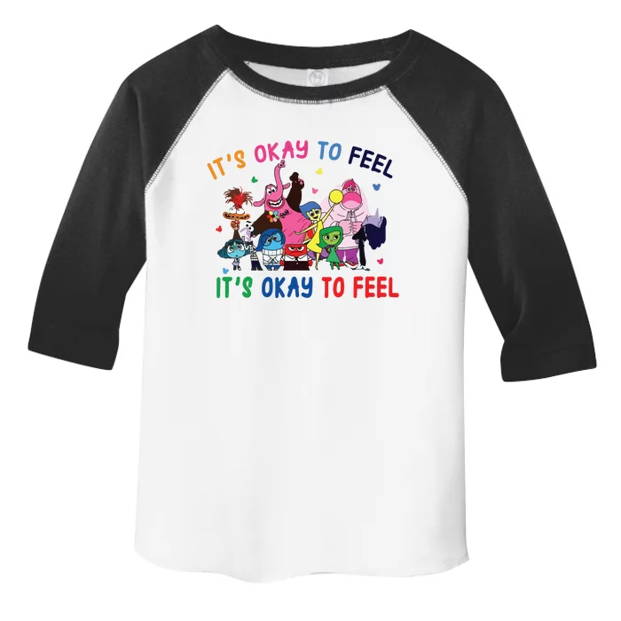 ItS Okay To Feel All The Feels Funny Toddler Fine Jersey T-Shirt