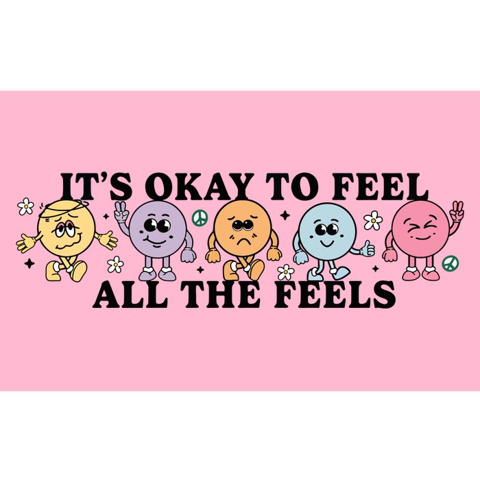 ItS Okay To Feel All The Feels Special Education Teacher Bumper Sticker