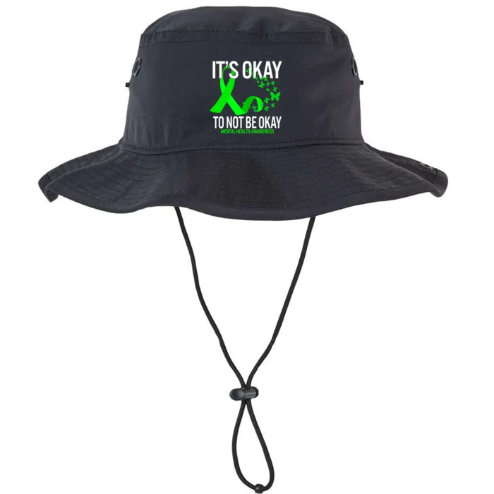 Its Okay To Not Be Okay Butterfly Mental Health Awareness Legacy Cool Fit Booney Bucket Hat