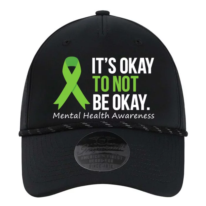 Its Okay To Not Be Okay Mental Health Awareness Ribbon Performance The Dyno Cap