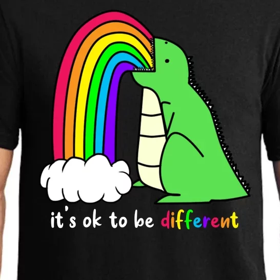 It's Ok To Be Different Autism Awareness Dinosaur Pajama Set