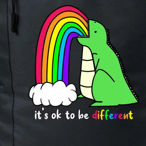 It's Ok To Be Different Autism Awareness Dinosaur Daily Commute Backpack