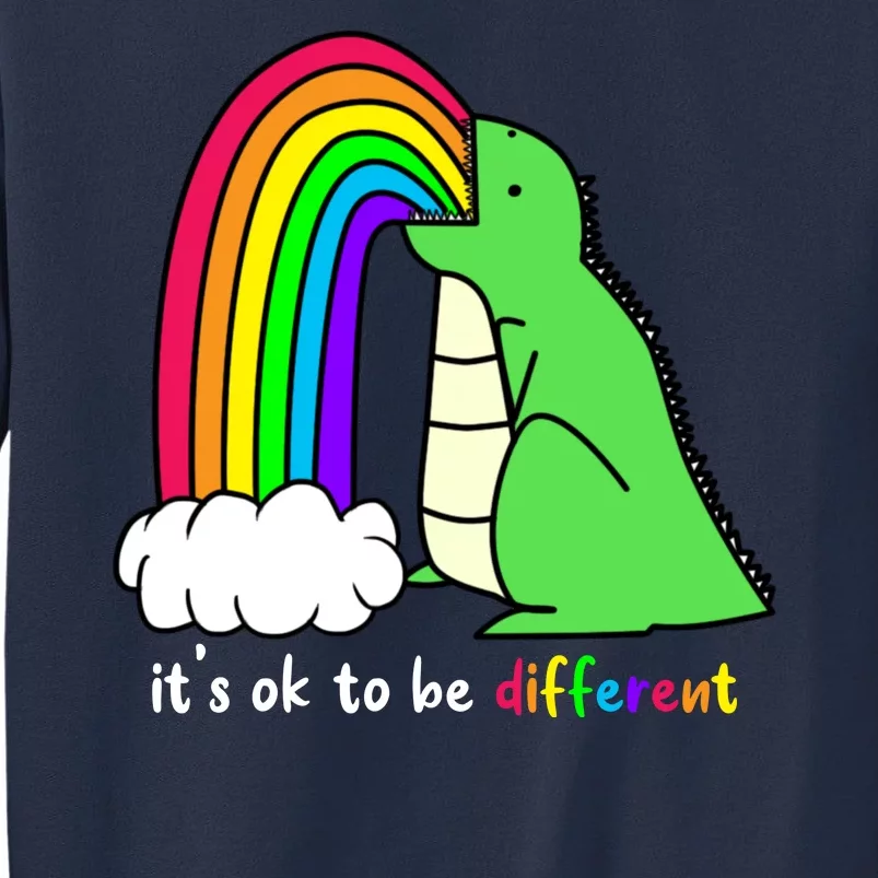 It's Ok To Be Different Autism Awareness Dinosaur Sweatshirt