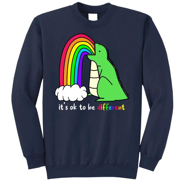 It's Ok To Be Different Autism Awareness Dinosaur Sweatshirt