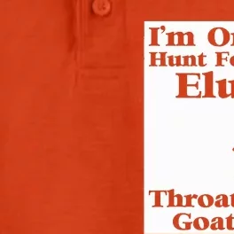 Im On The Hunt For That Elusive Throat Goat Dry Zone Grid Performance Polo