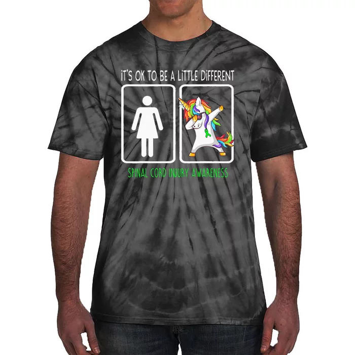 It's Ok To Be A Little Different Spinal Cord Injury Tie-Dye T-Shirt