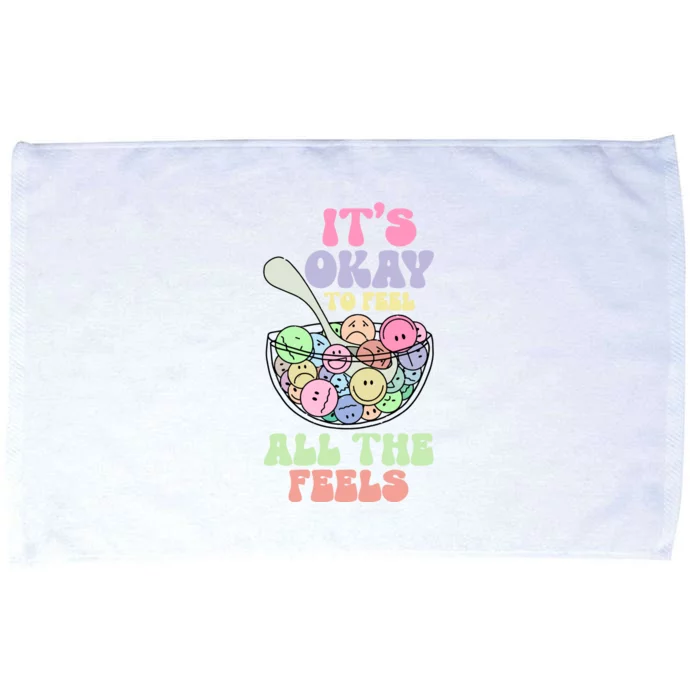 Its Okay To Feel All Feels Psychologists Microfiber Hand Towel