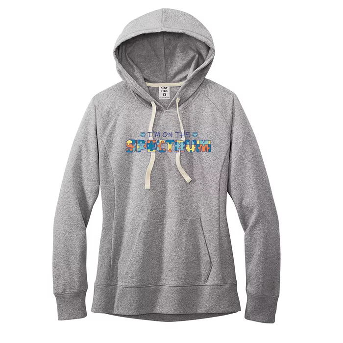 I'm On The Spectrum Autism Awareness Women's Fleece Hoodie