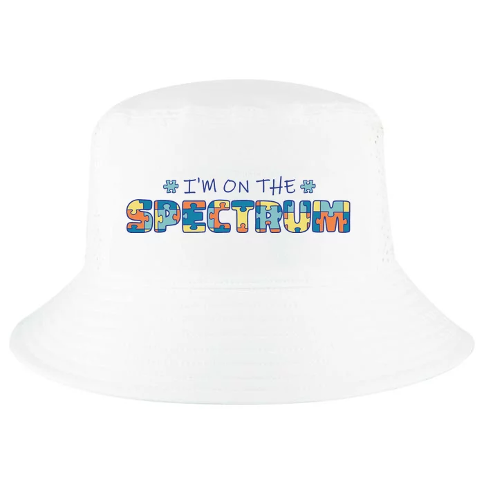 I'm On The Spectrum Autism Awareness Cool Comfort Performance Bucket Hat