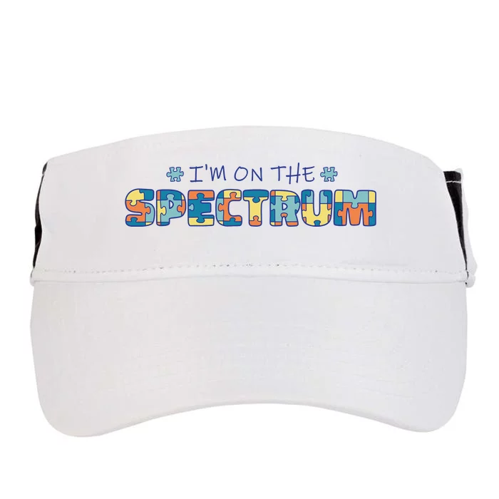 I'm On The Spectrum Autism Awareness Adult Drive Performance Visor