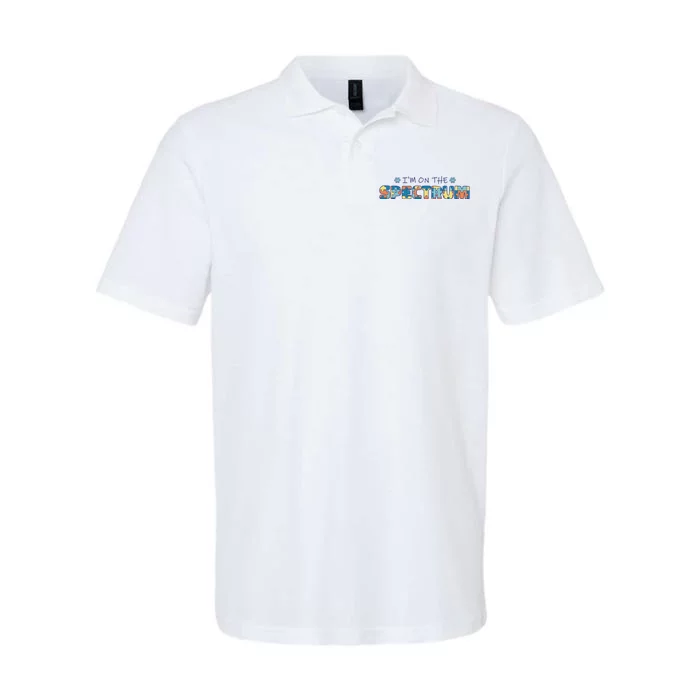 I'm On The Spectrum Autism Awareness Softstyle Adult Sport Polo