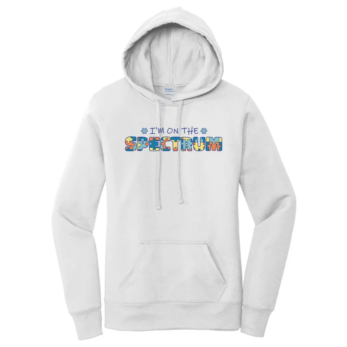 I'm On The Spectrum Autism Awareness Women's Pullover Hoodie