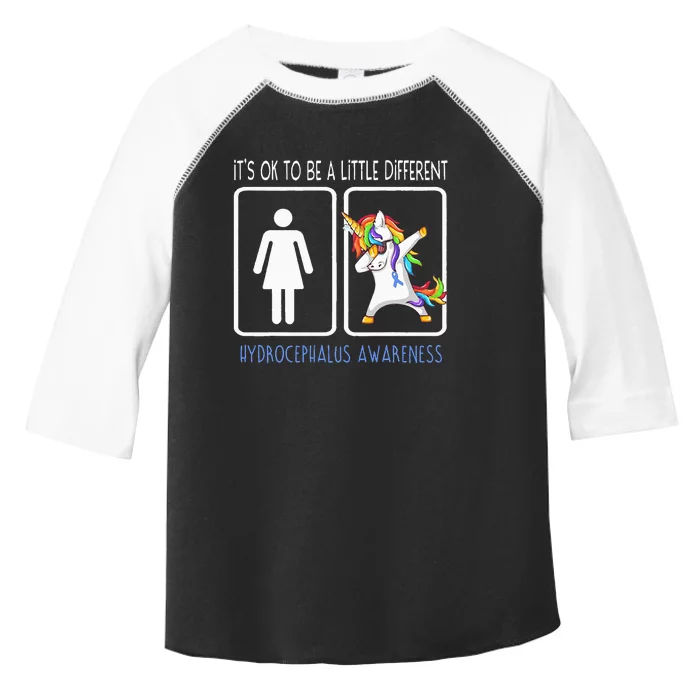 It's Ok To Be A Little Different Hydrocephalus Awareness Toddler Fine Jersey T-Shirt