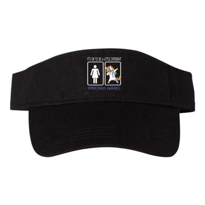 It's Ok To Be A Little Different Hydrocephalus Awareness Valucap Bio-Washed Visor