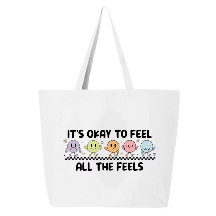 ItS Okay To Feel All The Feels Tal Health 25L Jumbo Tote