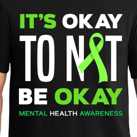 ItS Ok To Not Be Ok Tal Health Awareness Meaningful Gift Pajama Set