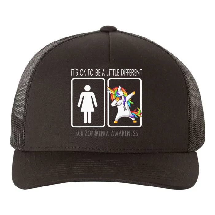 It's Ok To Be A Little Different Schizophrenia Awareness Yupoong Adult 5-Panel Trucker Hat