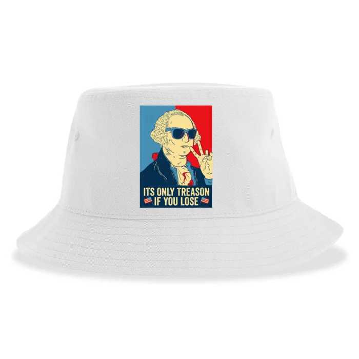 Its Only Treason If You Lose George Washington Sustainable Bucket Hat