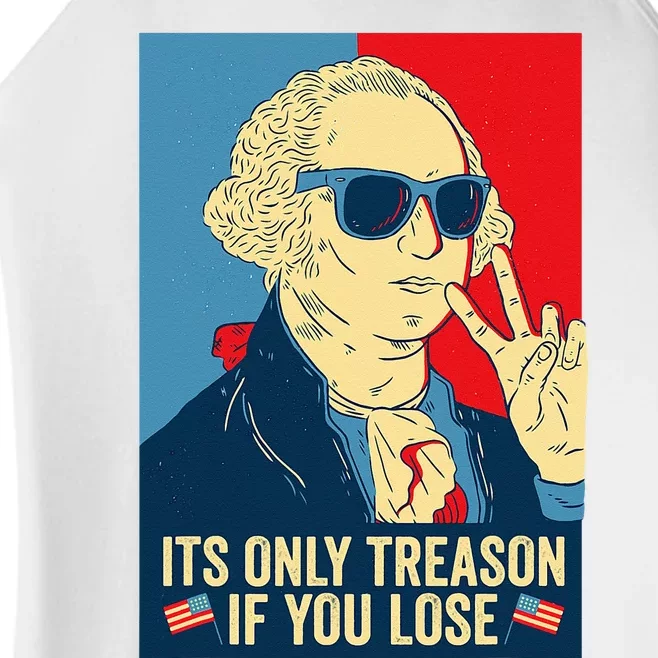 Its Only Treason If You Lose George Washington Women’s Perfect Tri Rocker Tank