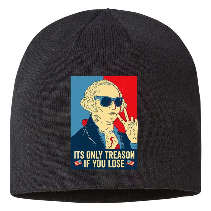 Its Only Treason If You Lose George Washington 8 1/2in Sustainable Knit Beanie