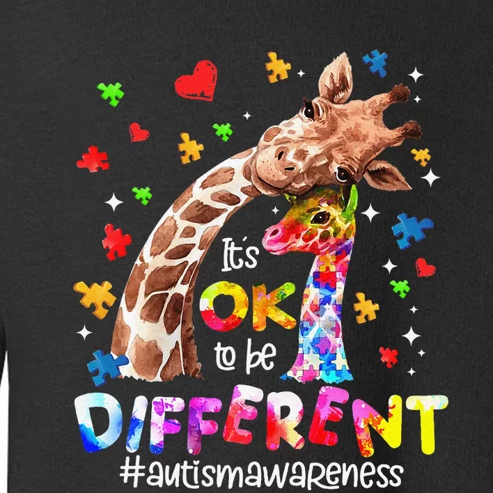 Its Ok To Be Different Autism Mom Mama MotherS Day 2024 Toddler Sweatshirt