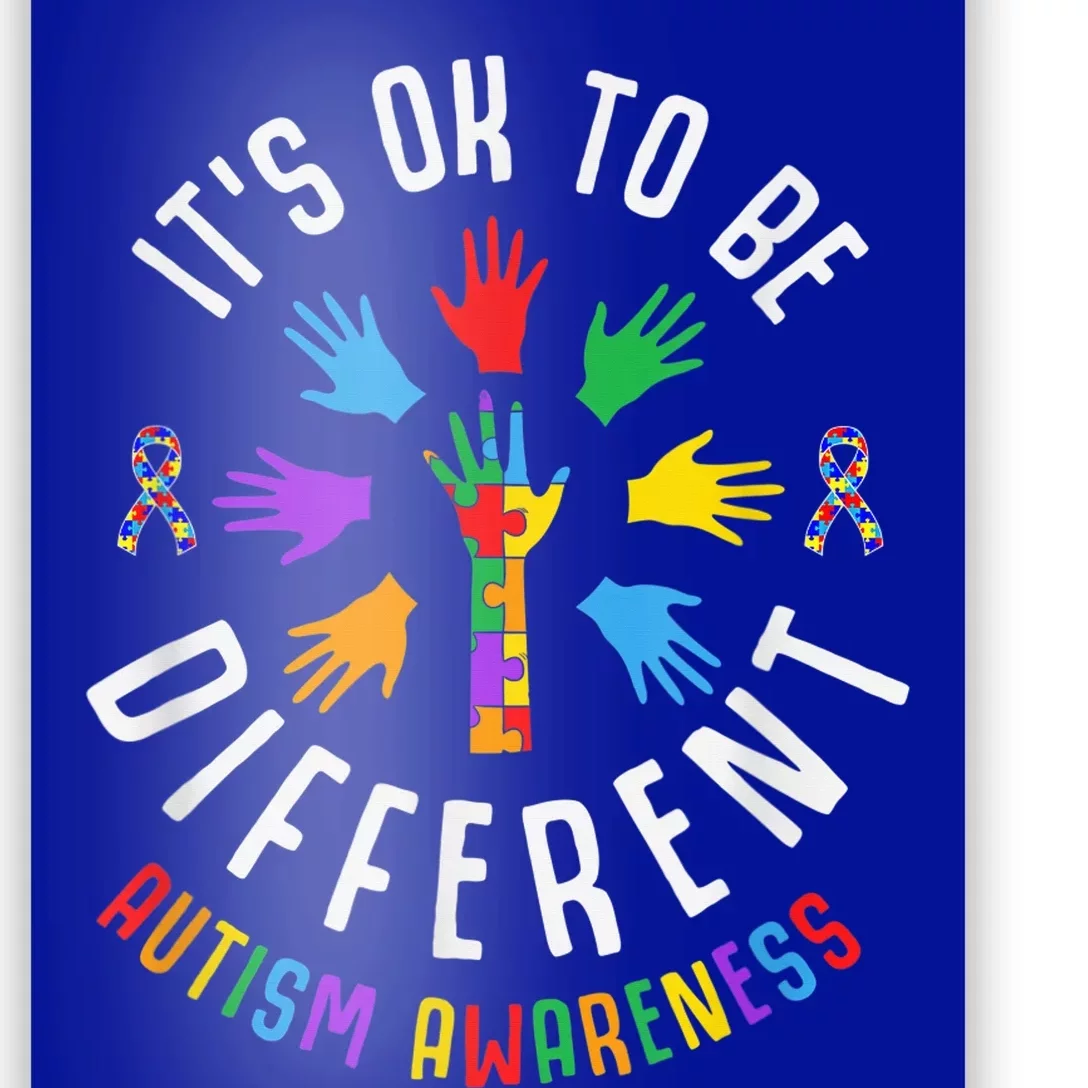 It's Okay To Be Different Autism Awareness Poster