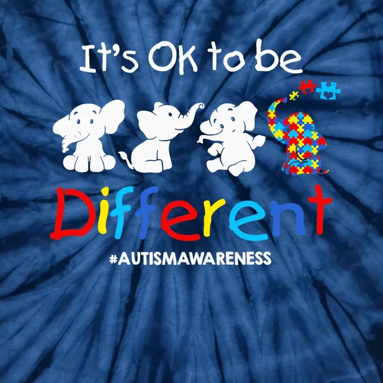 Its Ok To Be Different Autism Awareness Acceptance Wo Tie-Dye T-Shirt