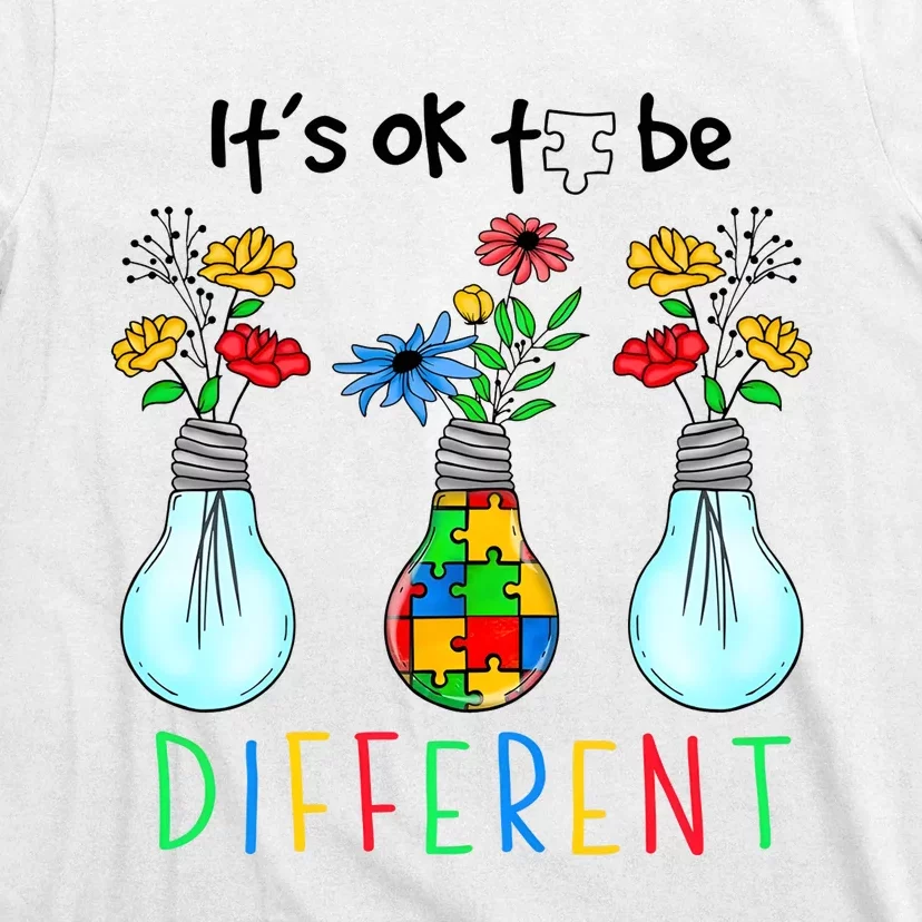 ItS Ok To Be Different Autism Awareness T-Shirt