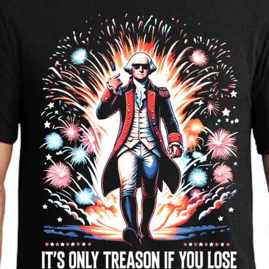 ItS Only Treason If You Lose George Washington 4th July Pajama Set