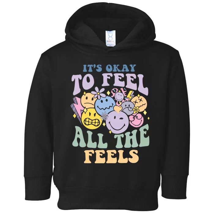 ItS Okay To Feel All The Feels Toddler Hoodie