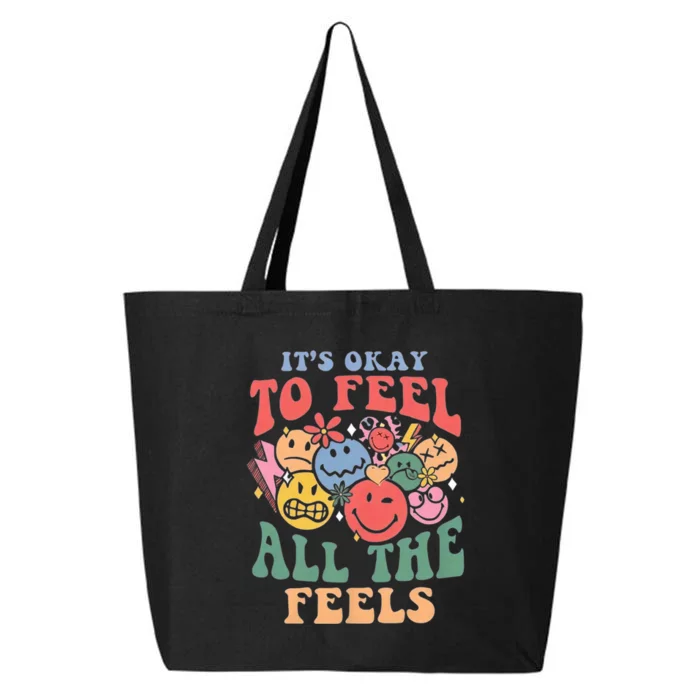 ItS Ok To Feel All The Feels Emotional Wellness 25L Jumbo Tote