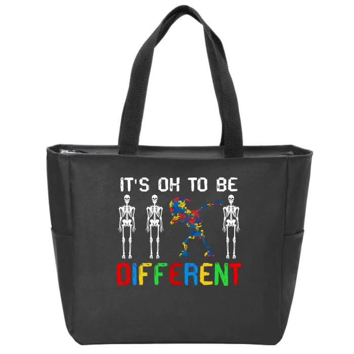 It's Ok To Be Different Zip Tote Bag