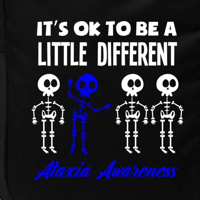 ItS Ok To Be A Little Different Ataxia Awareness Gift Impact Tech Backpack