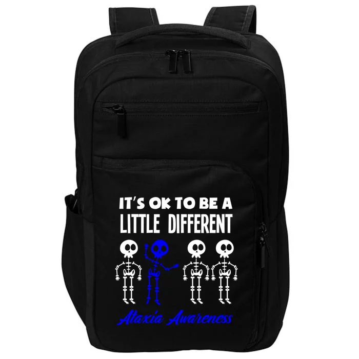 ItS Ok To Be A Little Different Ataxia Awareness Gift Impact Tech Backpack