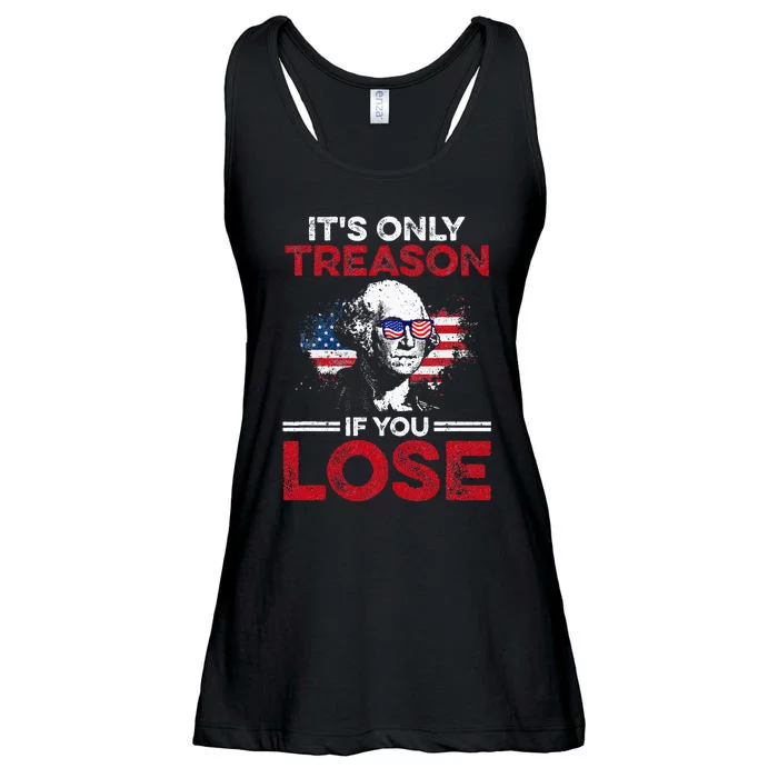 Its Only Treason If You Lose History Ladies Essential Flowy Tank