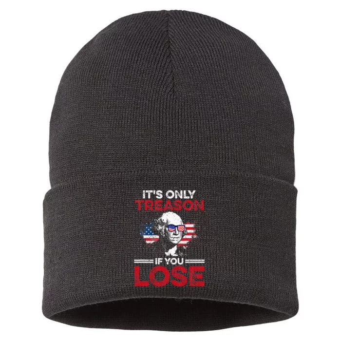 Its Only Treason If You Lose History Sustainable Knit Beanie