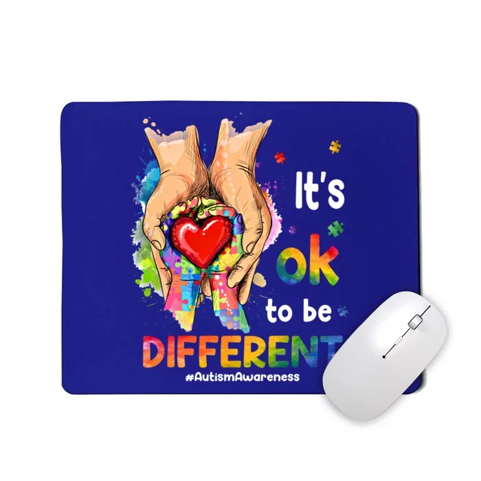 Its Ok To Be Different Autism Awareness Matching Family 2024 Gift Mousepad