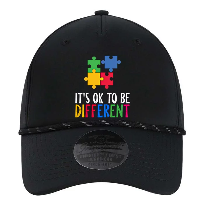 Its Ok To Be Different Be Kind Autism Awareness Autism Meaningful Gift Performance The Dyno Cap