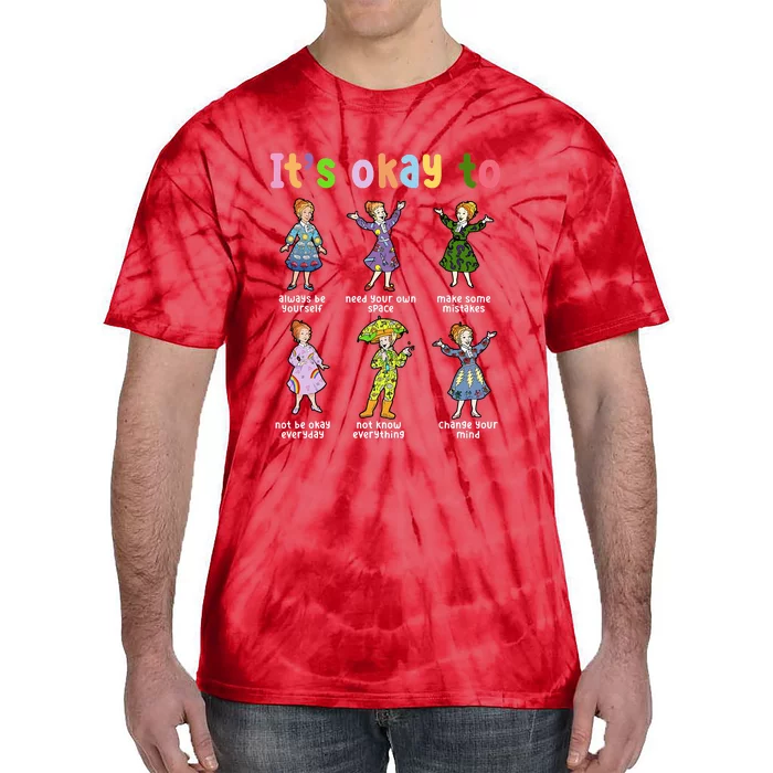 Its Okay To Motivational Magic School Bus Back To School Tie-Dye T-Shirt