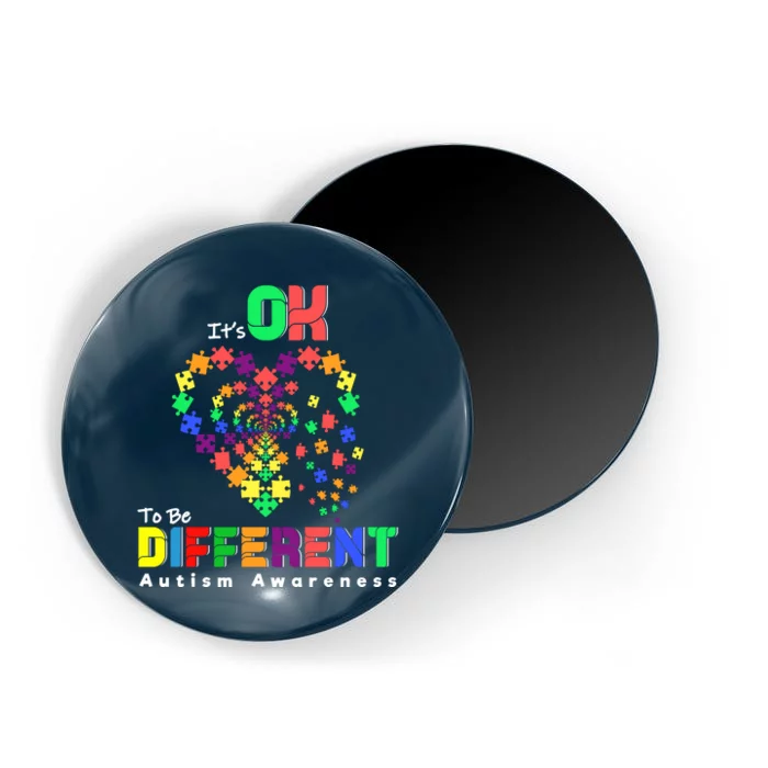 Its Ok To Be Different Autism Awareness Magnet