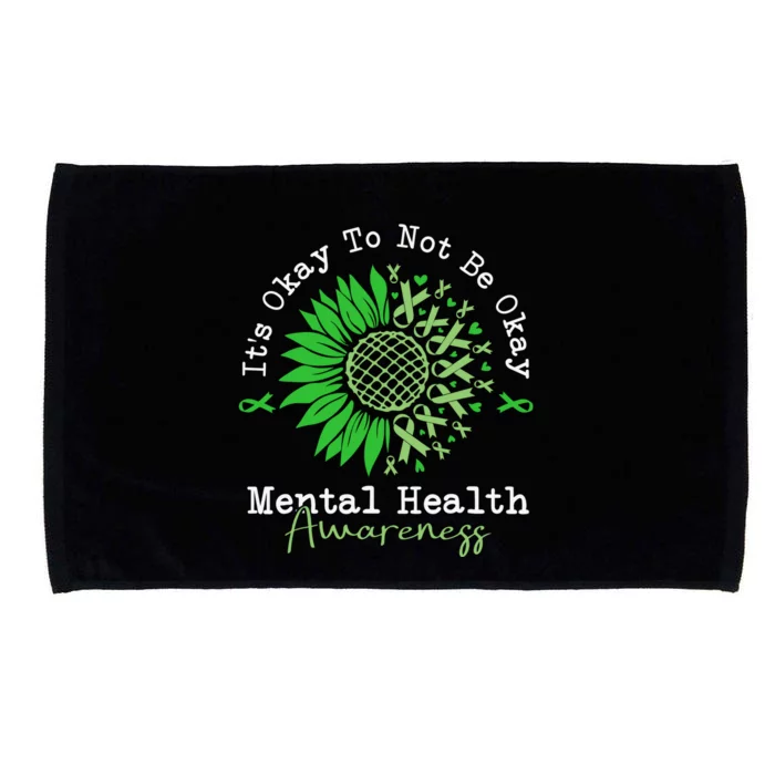 Its Okay To Not Be Okay Mental Health Awareness Microfiber Hand Towel