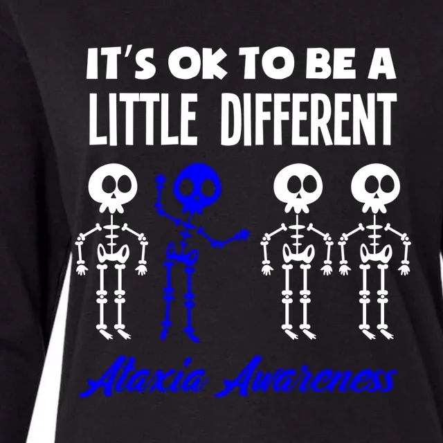 ItS Ok To Be A Little Different Ataxia Awareness Cute Gift Womens Cotton Relaxed Long Sleeve T-Shirt